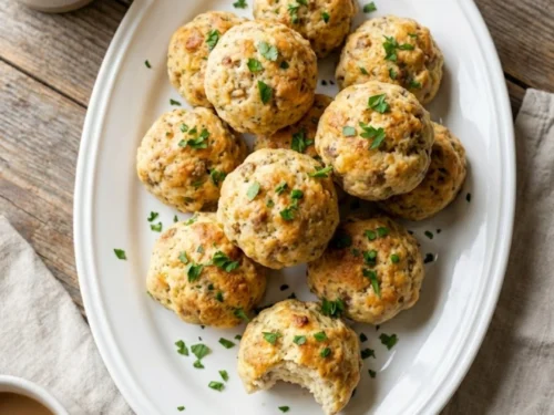 Sausage Balls with Cream Cheese