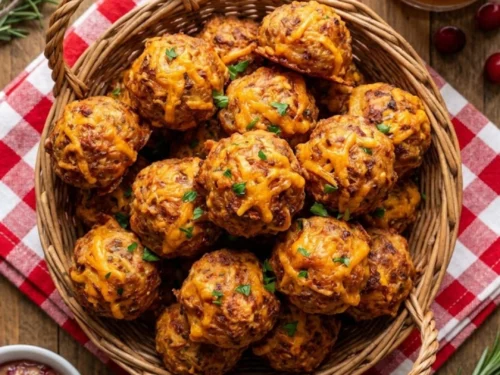 Cheddar Cheese Sausage Balls