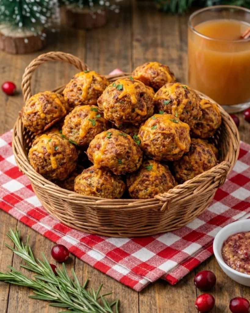 Cheddar Cheese Sausage Balls