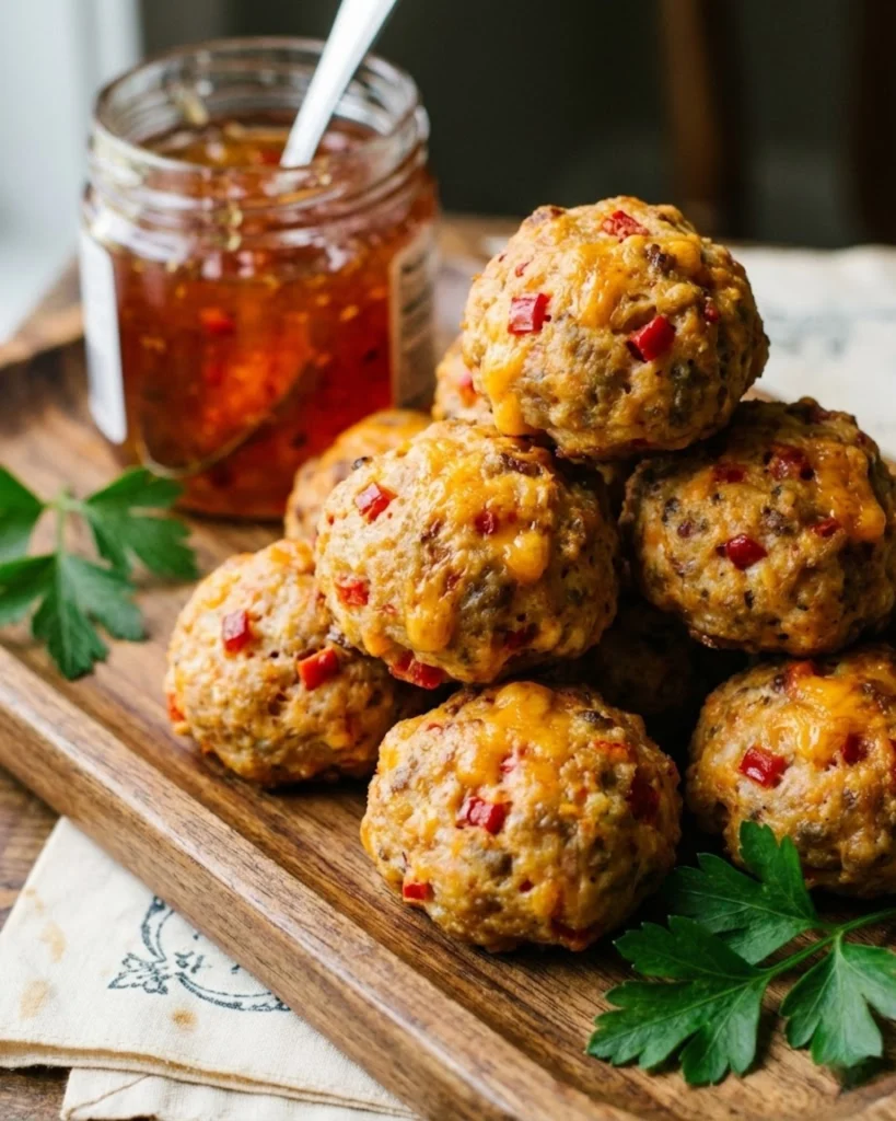 Southern Pimento Cheese Sausage Balls