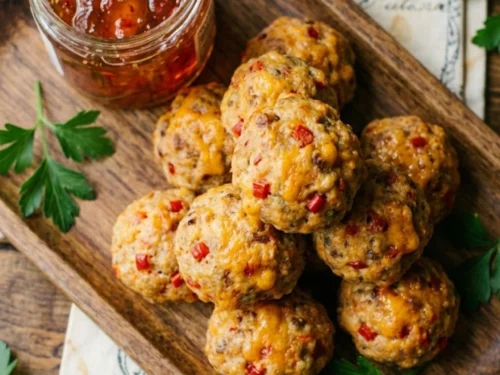Southern Pimento Cheese Sausage Balls