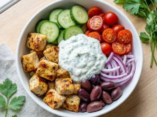 Healthy Greek Chicken Bowls