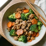 Ground Turkey Teriyaki Stir Fry