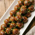 Asian Glazed Turkey Meatballs
