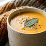 Roasted Butternut Squash and Carrot Soup