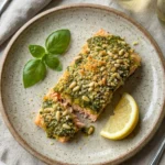 Pesto Crusted Salmon