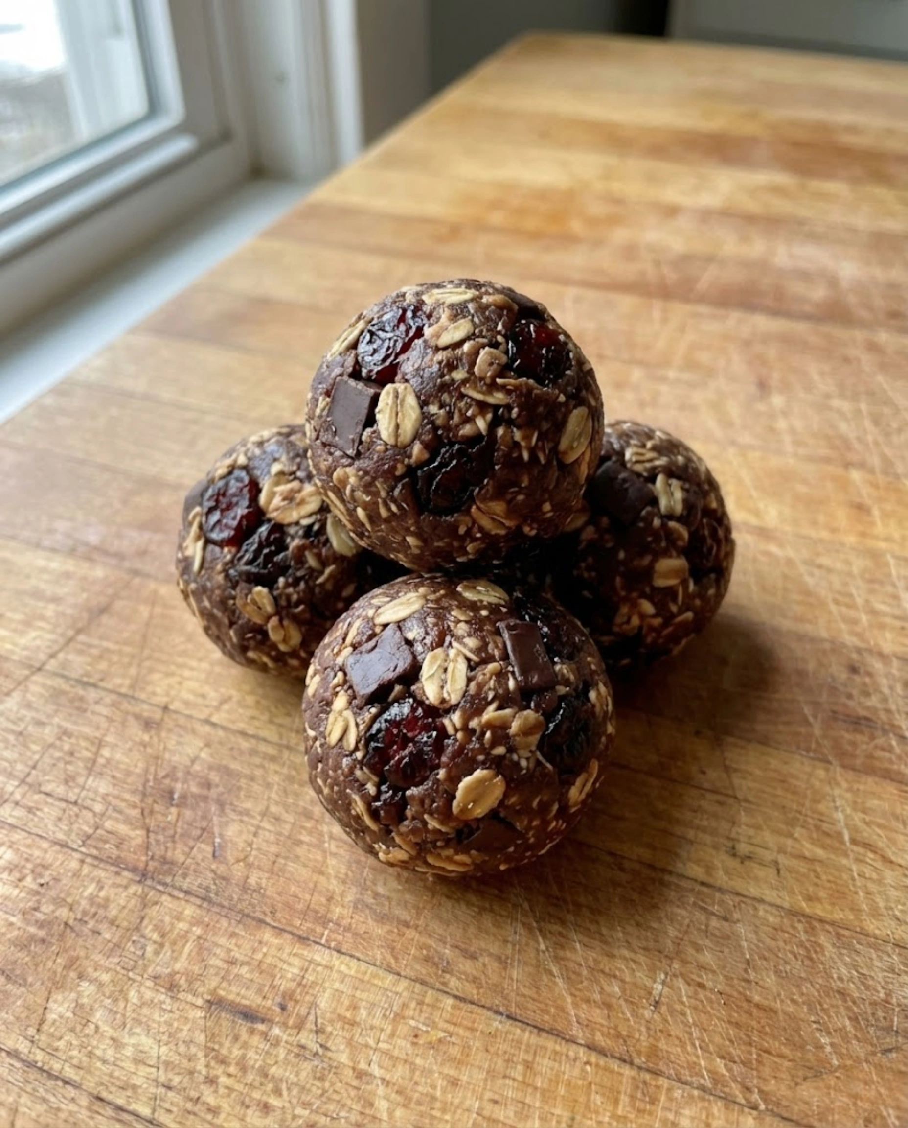 Chocolate Cherry Energy Bites