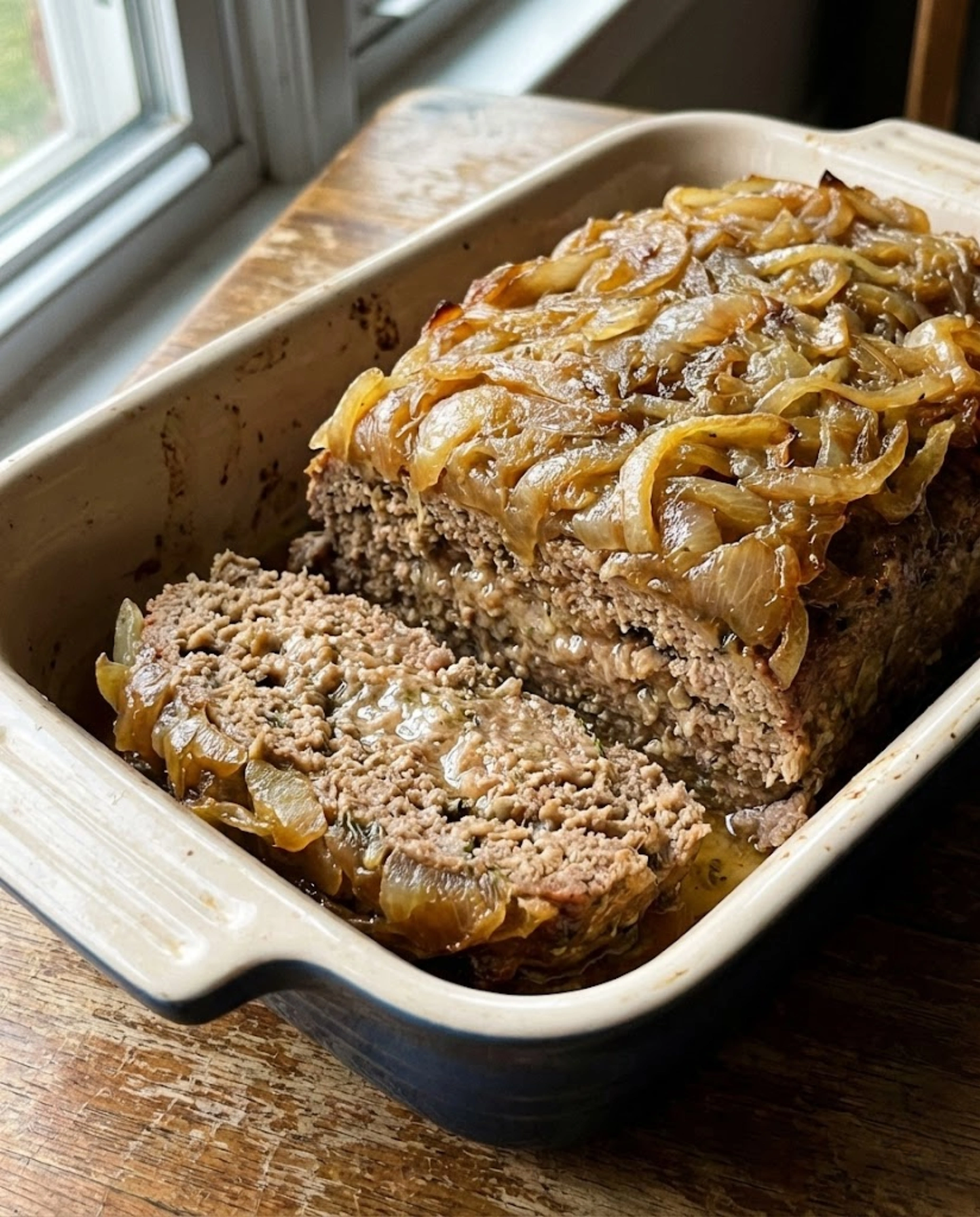 Caramelized Onion Meatloaf