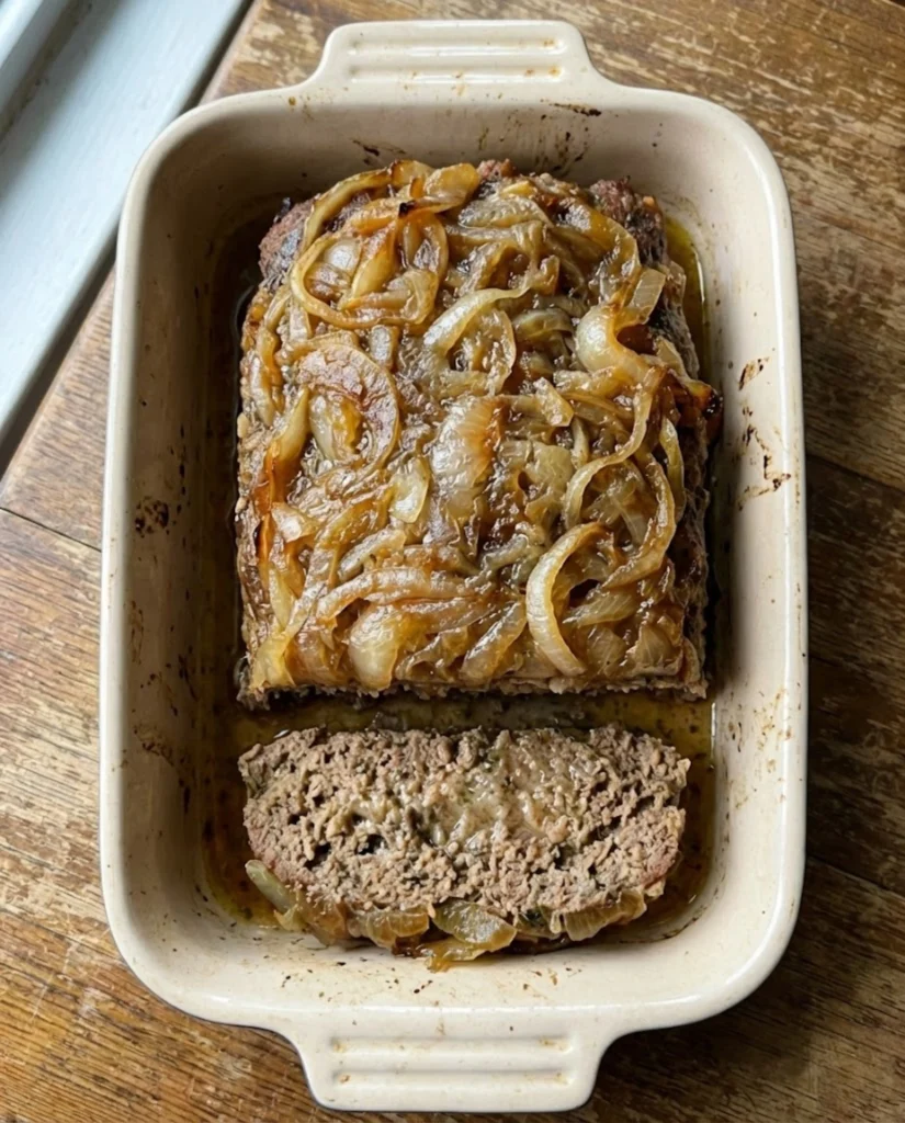 Caramelized Onion Meatloaf