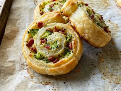 Broccoli & Bacon Roll Ups