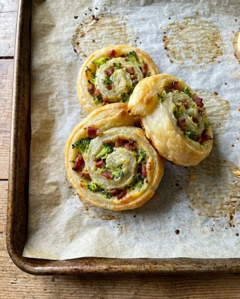Broccoli & Bacon Roll Ups
