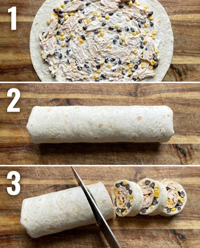 Low-Carb Southwest Chicken Roll-Ups steps