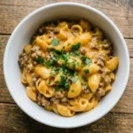 Minced Beef Mac and Cheese