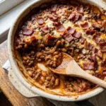 Ground Beef & Baked Bean Casserole