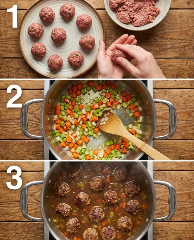 Meatball Stew steps
