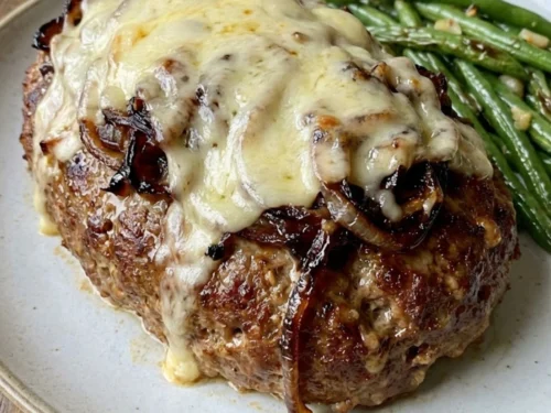 Keto French Onion Meatloaf