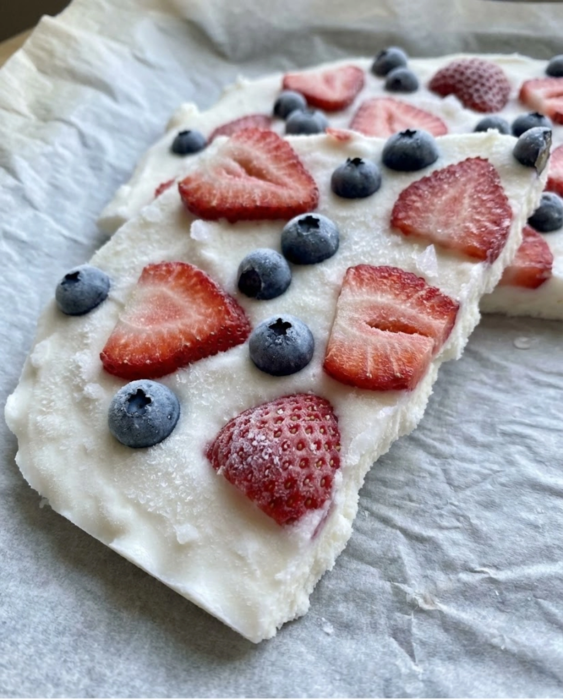 Frozen Yogurt Berry Bark
