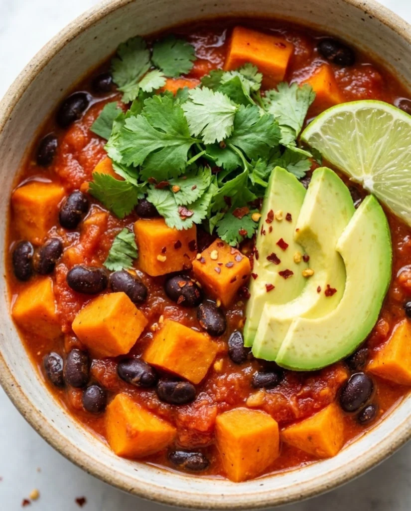 Vegetarian Chili with Sweet Potato