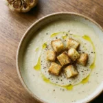 Creamy Roasted Garlic Soup