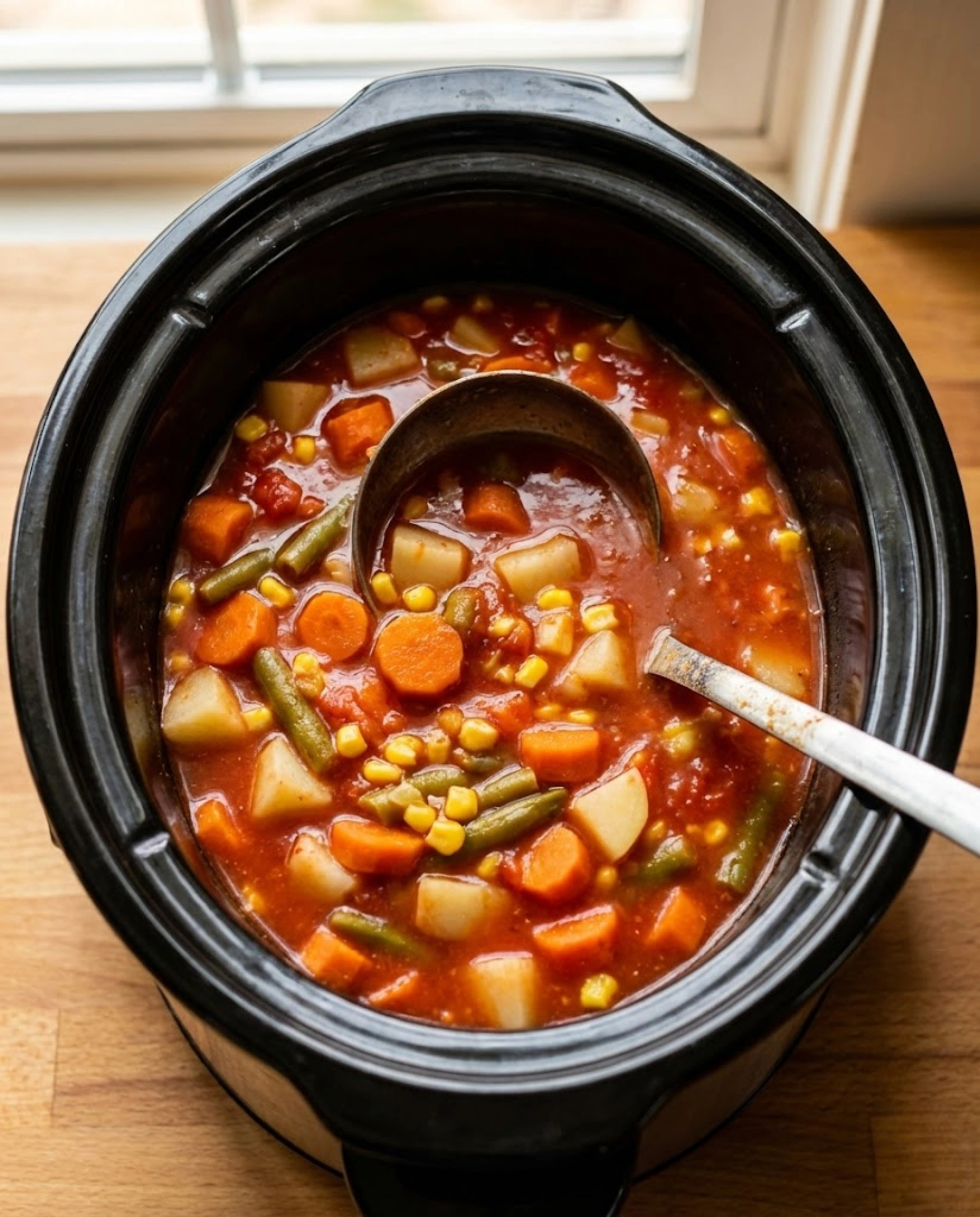 Crock Pot Vegetable Soup