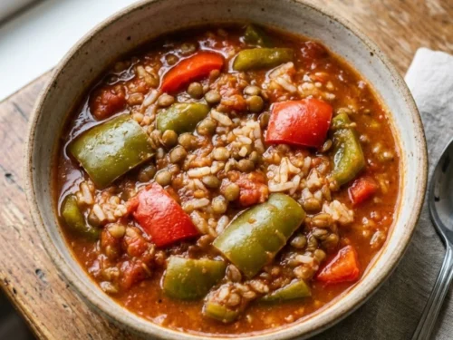 Vegan Stuffed Pepper Soup