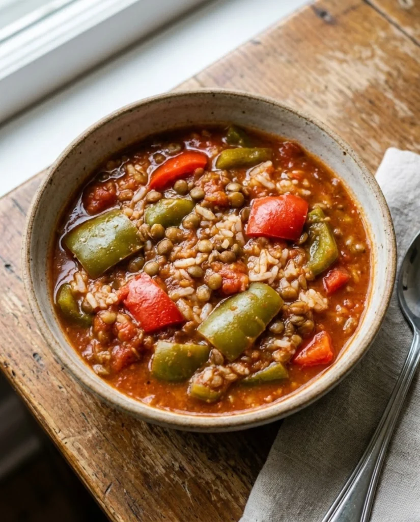 Vegan Stuffed Pepper Soup
