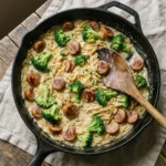 Chicken Sausage and Broccoli Orzo