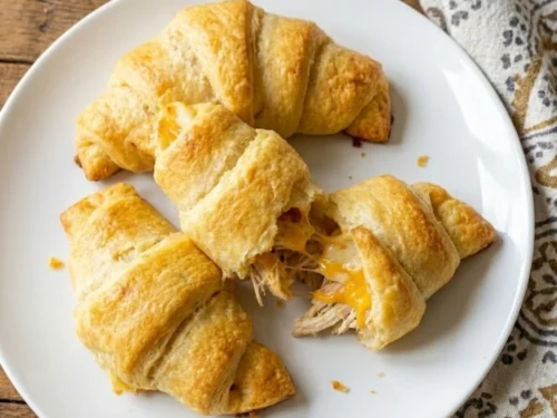 Cheesy Chicken Crescent Rolls