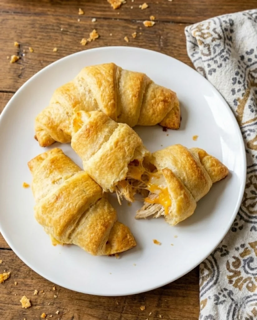 Cheesy Chicken Crescent Rolls