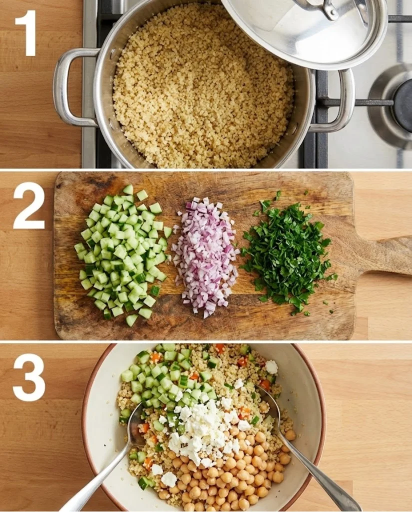 Jennifer Aniston Salad steps