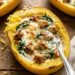 Tuscan Chicken and Spaghetti Squash