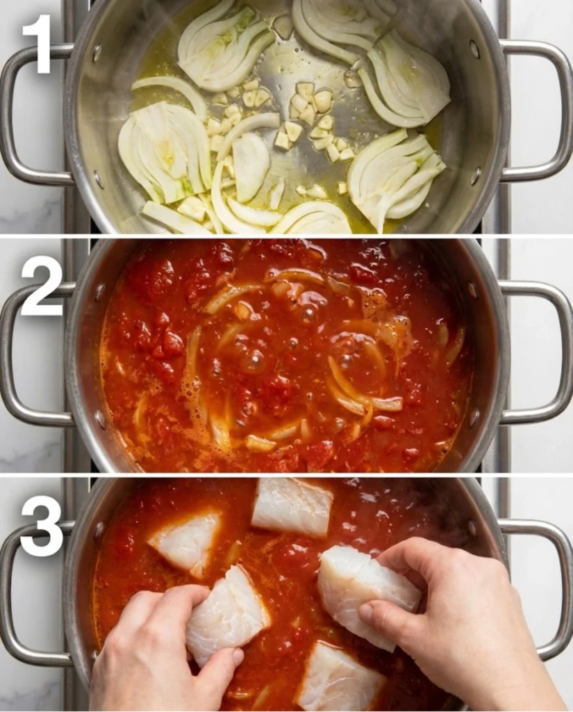 Mediterranean Fish Soup steps