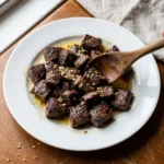 Crockpot Garlic Butter Steak Bites