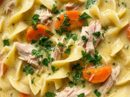 Creamy Chicken Noodle Soup