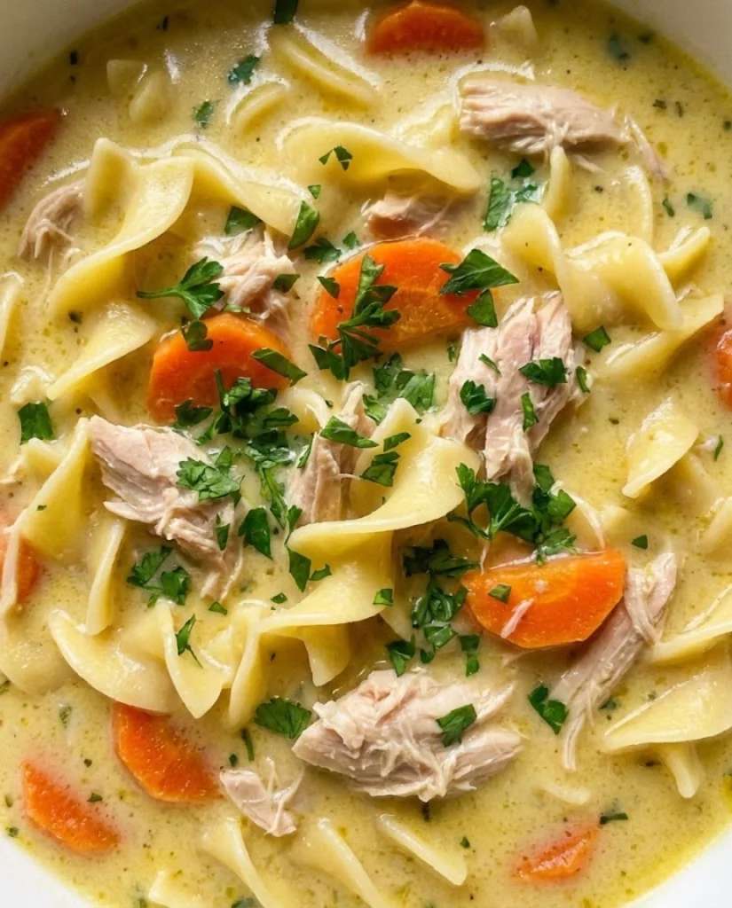 Creamy Chicken Noodle Soup