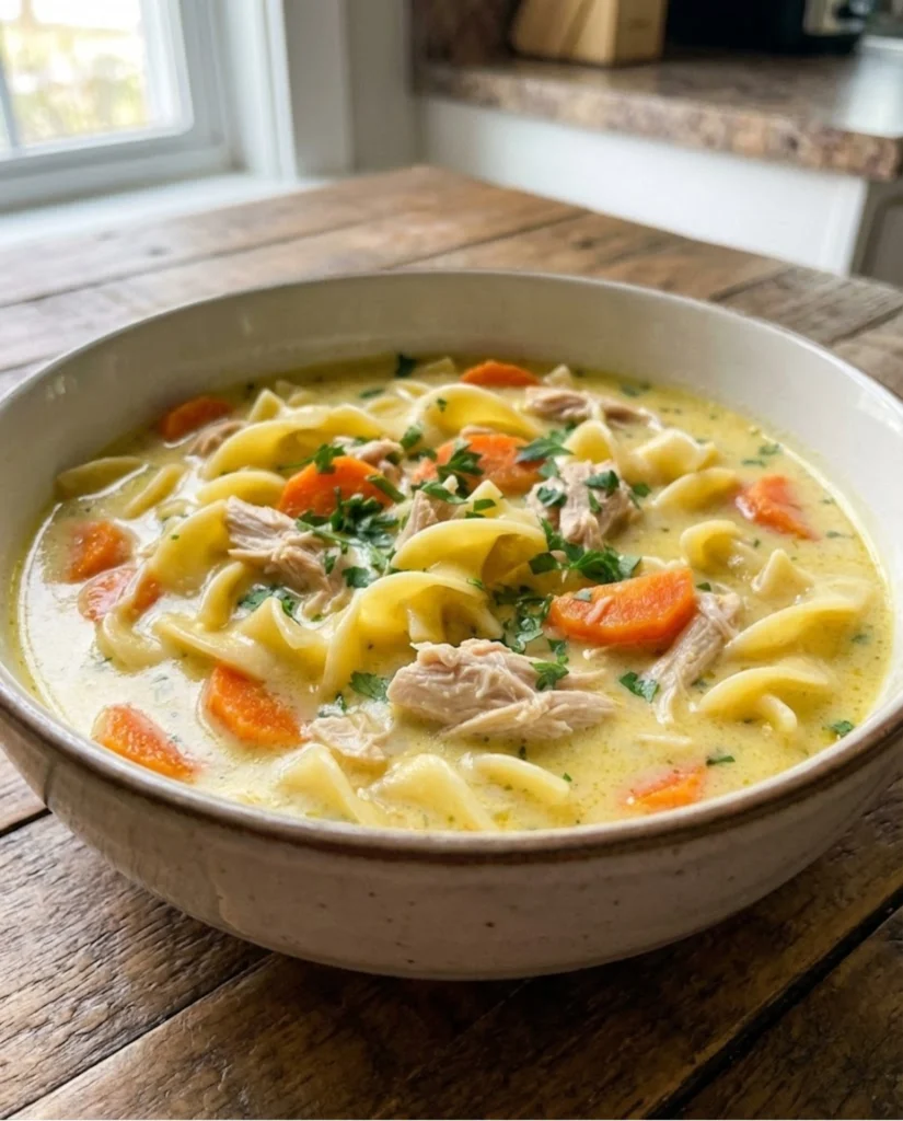 Creamy Chicken Noodle Soup