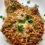 Crispy Baked Parmesan Pork Chops