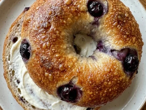 Sourdough Blueberry Bagels