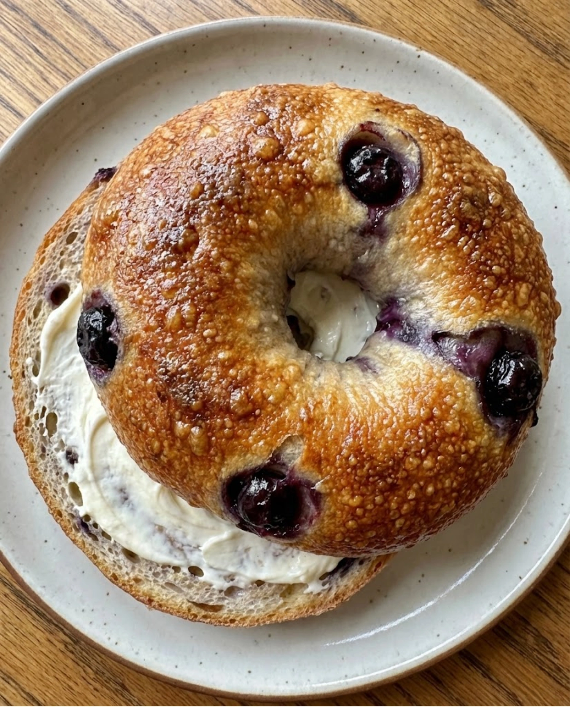 Sourdough Blueberry Bagels