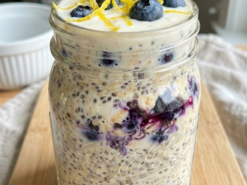 Lemon Blueberry Overnight Oats