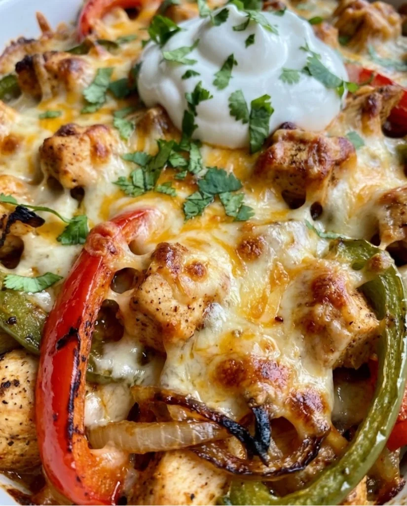 Chicken Fajita Casserole
