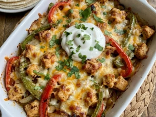 Chicken Fajita Casserole