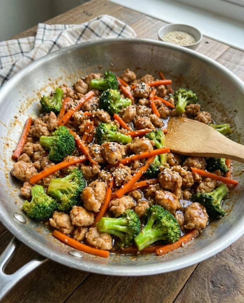 Ground Chicken Stir Fry