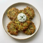 Zucchini Fritters with Chicken