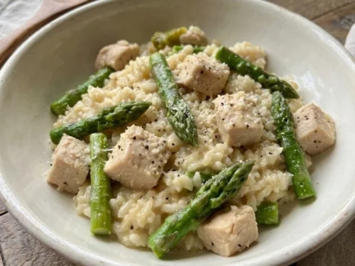 Chicken Asparagus Risotto
