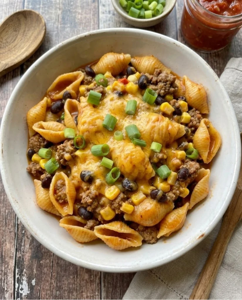 Crock Pot Taco Pasta