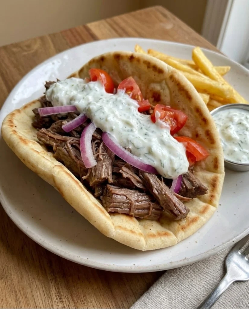 Crockpot Beef Gyros