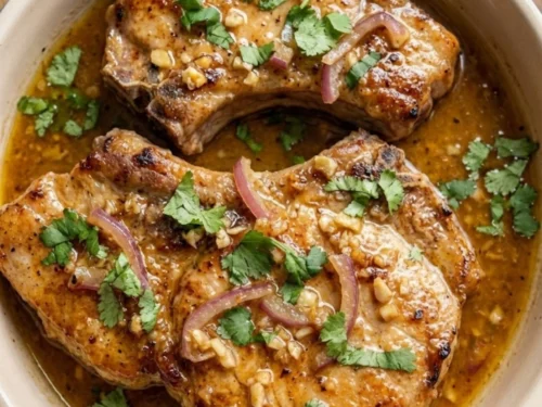 Cuban Mojo Pork Chops