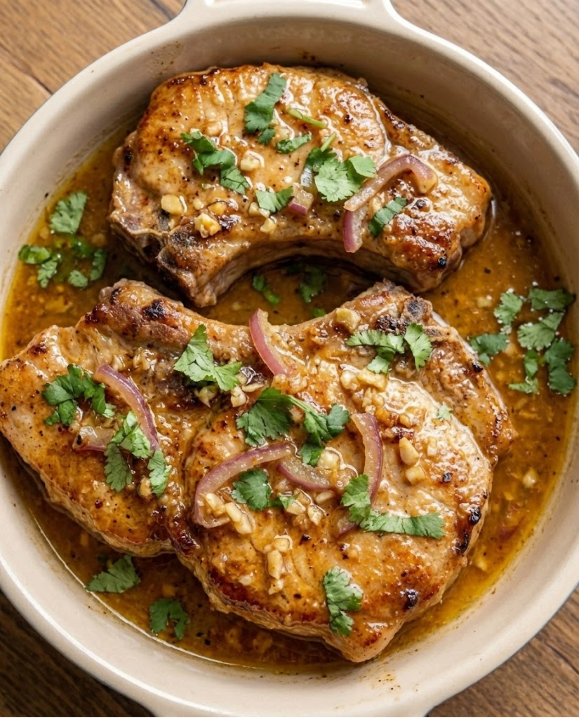 Cuban Mojo Pork Chops