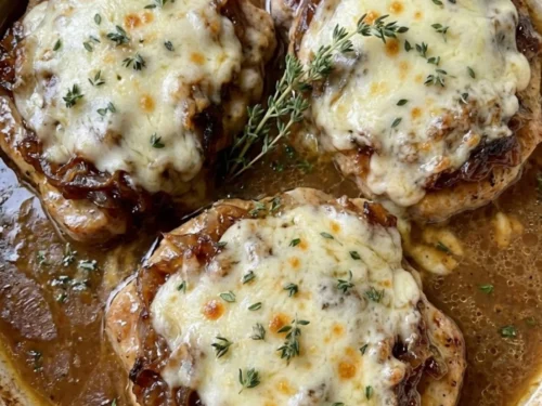 Crock Pot French Onion Pork Chops